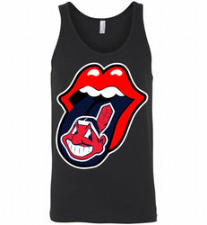 Cleveland Indians  x The Rolling Stones Logo Tank