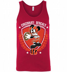 Disney Mickey Cincinnati Bengals Team Tank - zezetee