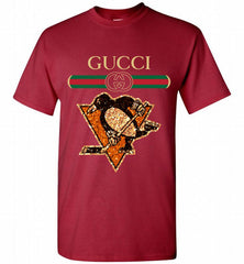 Gucci Pittsburgh Penguins Logo Shirt - zezetee