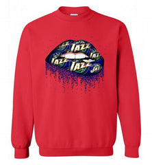 Lip Utah Jazz Crewneck Sweatshirt - zezetee