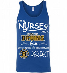 I'M A Nurse And A Boston Bruins Fans Gift Tank - zezetee