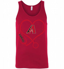Nurse Heartbeat Arizona Diamondbacks Tank - zezetee