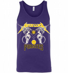 Metallica Pittsburgh Pirates Logo Tank - zezetee