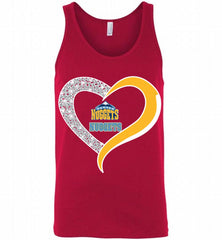 Denver Nuggets In Diamond Heart Tank - zezetee