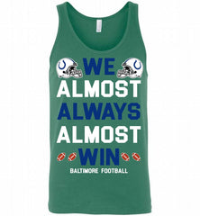 Indianapolis Colts We Almost Always Almost Win Tank - zezetee
