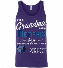 I'M A Grandma And A Memphis Grizzlies Fans Perfect Tank - zezetee