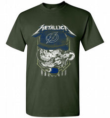 Metallica Skull Snake Tampa Bay Lightning Shirt - zezetee
