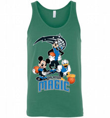 Mickey Goofy Donald Loves Orlando Magic Basketball Fans Tank - zezetee