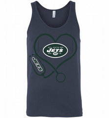 Nurse Heartbeat New York Jets Tank - zezetee