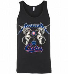 Metallica Chicago Cubs Logo Tank - zezetee