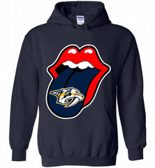Nashville Predators  x The Rolling Stones Logo Hoodie - zezetee