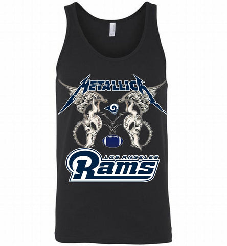 Metallica Los Angeles Rams Logo Tank - zezetee