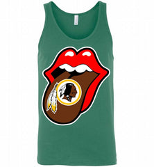 Washington Redskins  x The Rolling Stones Logo Tank - zezetee