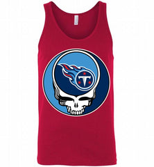 Tennessee Titans Grateful Dead Logo Band Tank - zezetee