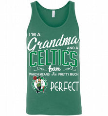 I'M A Grandma And A Boston Celtics Fans Perfect Tank - zezetee