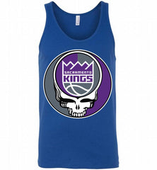 Sacramento Kings Grateful Dead Logo Band Tank - zezetee