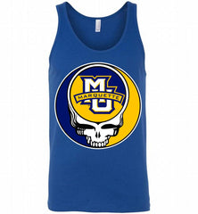 Marquette Golden Eagles Grateful Dead Logo Band Tank - zezetee