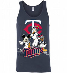 Mickey Goofy Donald Minnesota Twins Teams Tank - zezetee