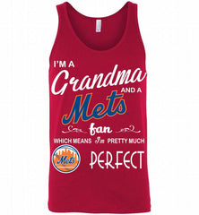 I'M A Grandma And A New York Mets Fans Gift Tank - zezetee