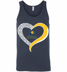 Indiana Pacers In Diamond Heart Tank - zezetee