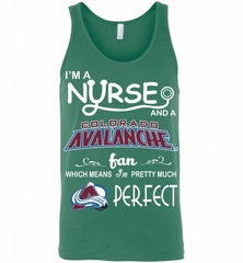 I'M A Nurse And A Colorado Avalanche Fans Gift Tank - zezetee
