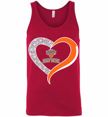 New York Knicks In Diamond Heart Tank - zezetee