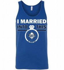 I MARRIED INTO THIS MLB Tampa Bay Rays Fans Tank - zezetee