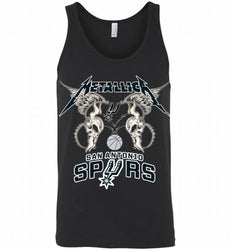 Metallica San Antonio Spurs Logo Tank