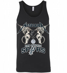 Metallica San Antonio Spurs Logo Tank - zezetee