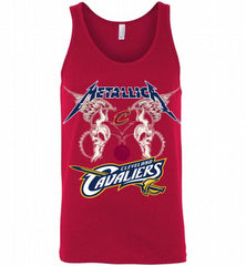 Metallica Cleveland Cavaliers Logo Tank - zezetee