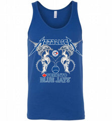 Metallica Toronto Blue Jays Logo Tank - zezetee