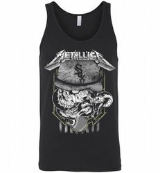 Metallica Skull Chicago White Sox Logo Tank