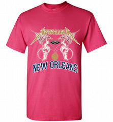 Metallica New Orleans Pelicans Logo Shirt - zezetee