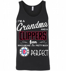 I'M A Grandma And A Los Angeles Clippers Fans Perfect Tank - zezetee