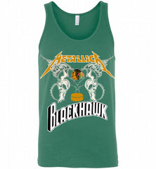 Metallica Chicago Blackhawks Logo Tank - zezetee