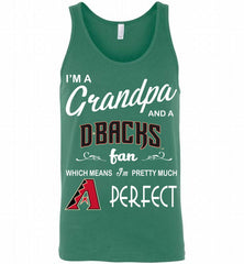 I'M A Grandpa And A Arizona Diamondbacks Fans Gift Tank - zezetee