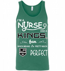 I'M A Nurse And A Los Angeles Kings Fans Gift Tank - zezetee