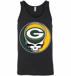 Green Bay Packers Grateful Dead Logo Band Tank