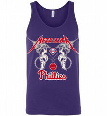 Metallica Philadelphia Phillies Logo Tank - zezetee