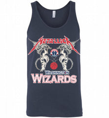 Metallica Washington Wizards Logo Tank - zezetee