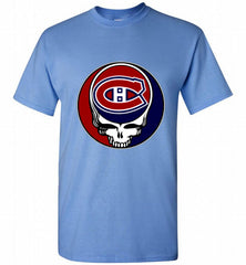 NHL TEAM MONTREAL CANADIENS X GRATEFUL DEAD LOGO BAND Shirt - zezetee