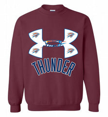 Under Armour Oklahoma City Thunder Crewneck Sweatshirt - zezetee