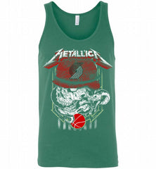 Metallica Skull Snake Portland Trail Blazers Tank - zezetee