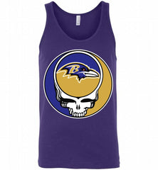 Baltimore Ravens Grateful Dead Logo Band Tank - zezetee