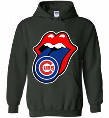 Chicago Cubs  x The Rolling Stones Logo Hoodie - zezetee