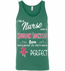 I'M A Nurse And A Houston Rockets Fans Perfect Tank - zezetee