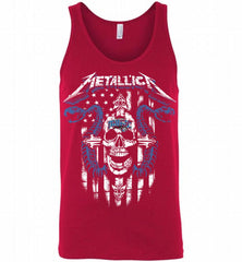 Metallica Snake Skull Orlando Magic Logo Tank - zezetee