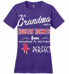 I'M A Grandma And A Houston Rockets Fans Perfect Ladies Perfect - zezetee