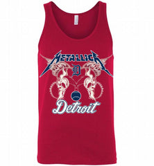 Metallica Detroit Tigers Logo Tank - zezetee