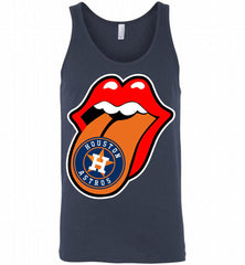 Houston Astros  x The Rolling Stones Logo Tank - zezetee